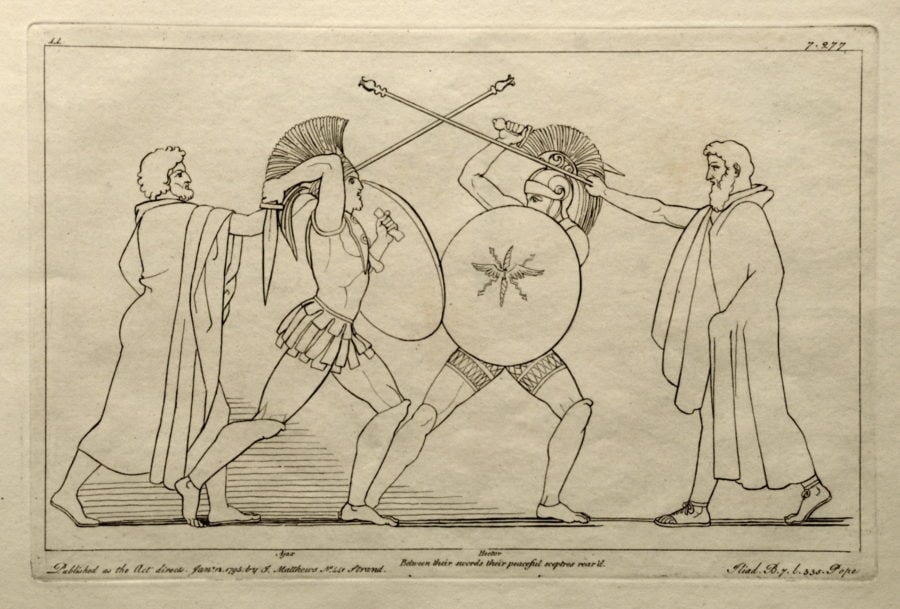 Ajax the Greater battling against Cross-Site Request Forgery.